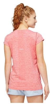 Maillot Manches Courtes Asics Race Rose Femme