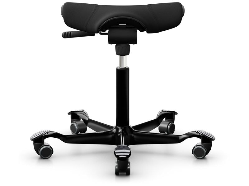 HÅG Drehstuhl Capisco Puls 8002 Schwarz Klassischer Hocker für Homeoffice oder Büro