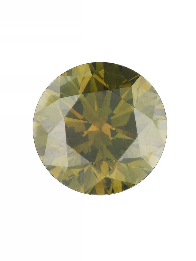 Investment-Brillant, Grün, ca. 1,0 ct.