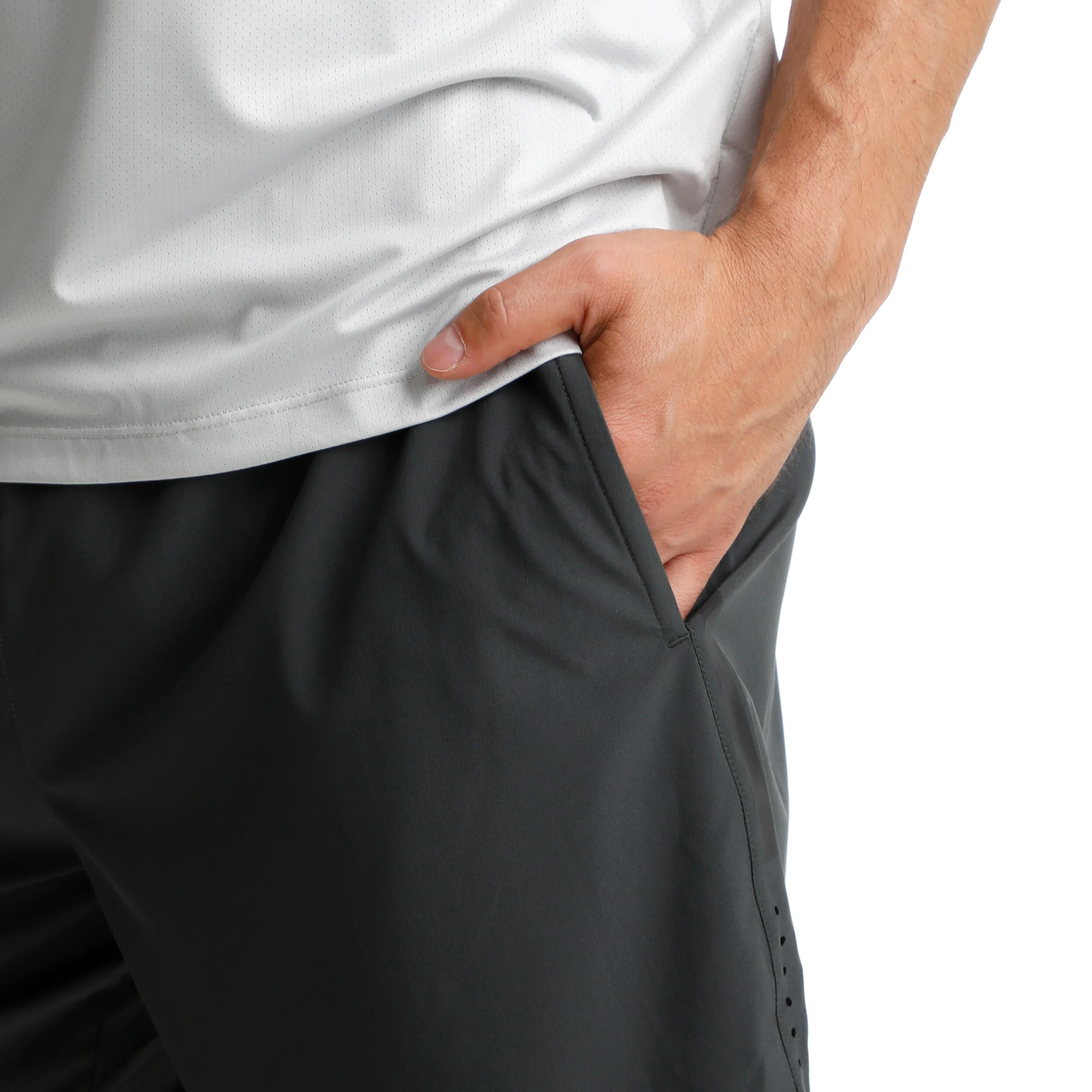 Quiet Please Sparkle Drop Shorts Hommes - Anthracite