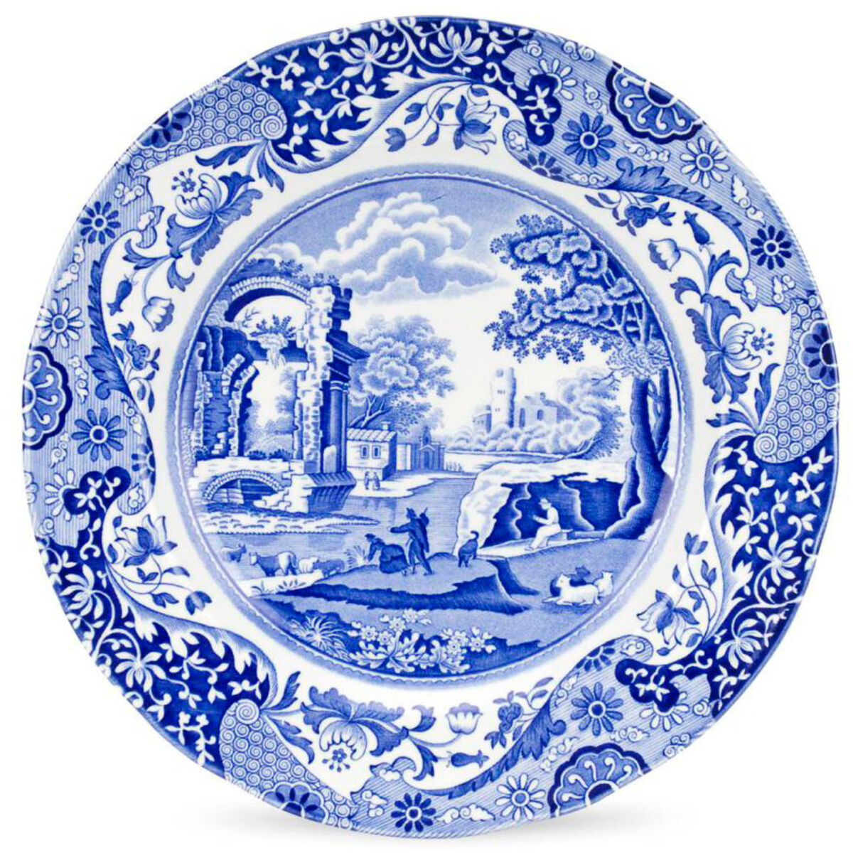 Blue Italian Tallerken 27 cm