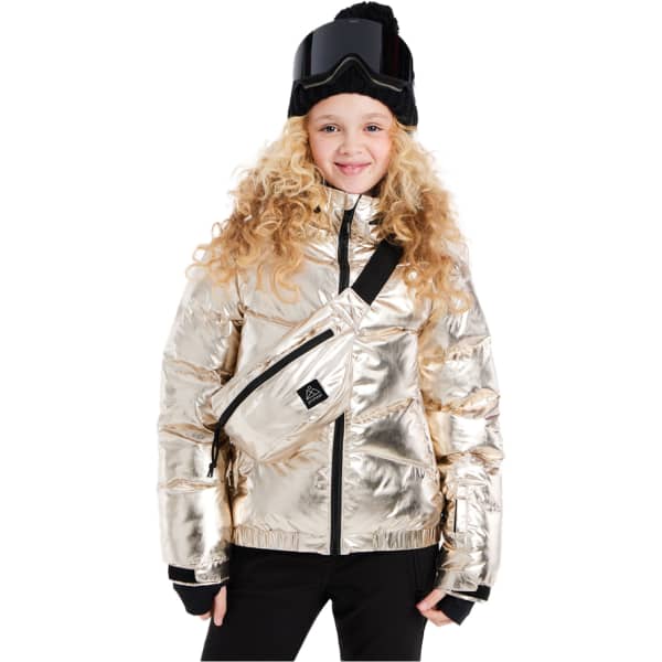 Veste de ski PROTEST PRTNELLI JR 24 SNOWJACKET METAL