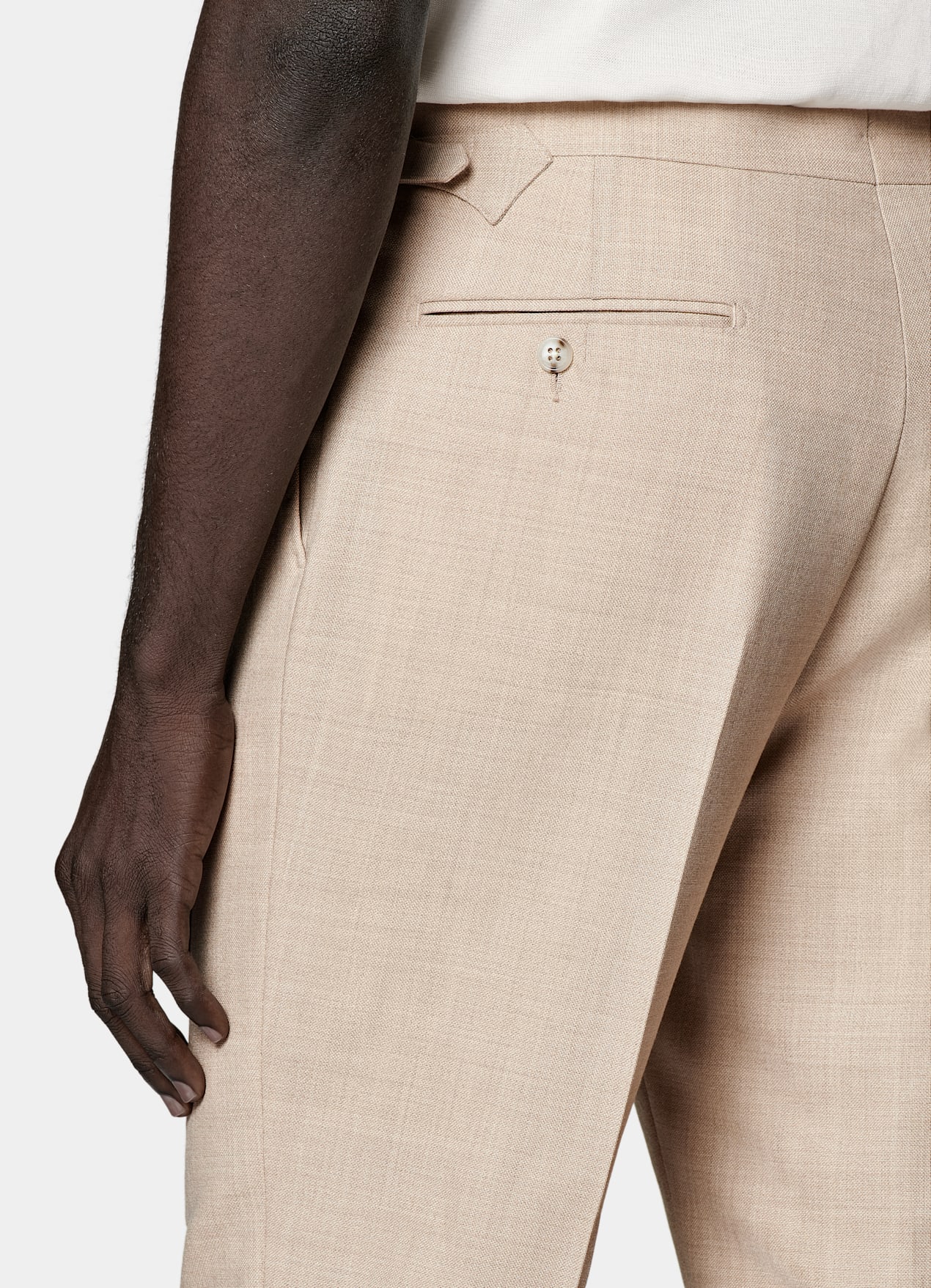 Pantalon Slim Leg Tapered sable