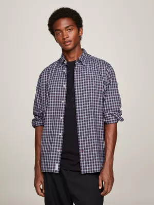 Camisa Micro Tartan de Corte Regular