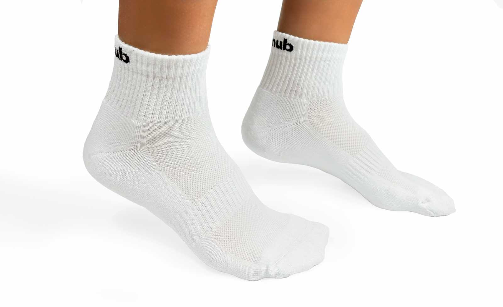 Meias pretas de cano curto Zumbab Basics
