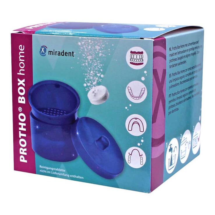 Miradent Protho Box Home blau Glitzer, 1 St