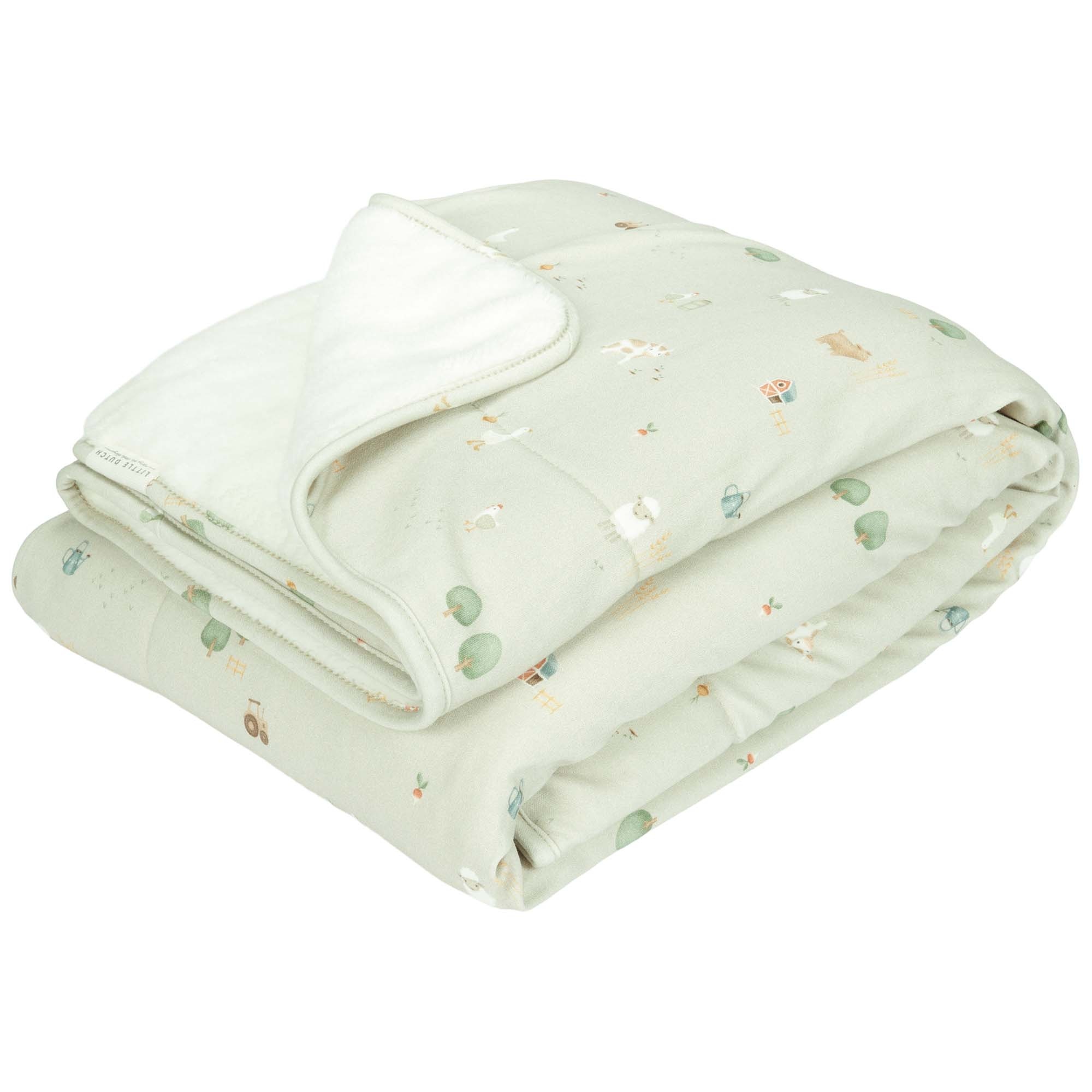 Little Dutch wiegdeken Little Farm mint kopen? - shop online - Prénatal