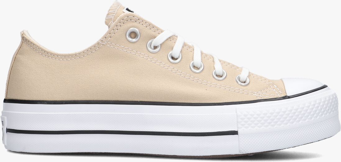 CONVERSE beige converse lage sneakers chuck taylor all star lift platform 1