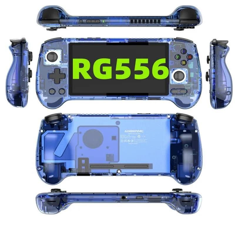 ANBERNIC – Console de jeu portable RG556, Android 13, écran AMOLED de 5.48 pouces, 5500mAh, WIFI,