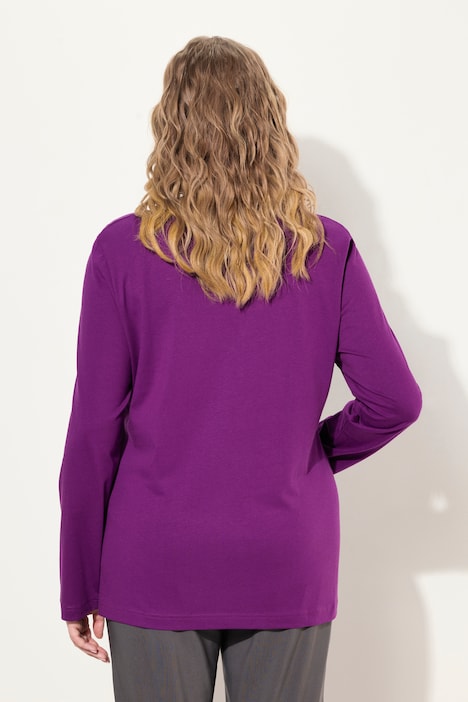 Shirt, Slim, Rundhalsausschnitt, Langarm