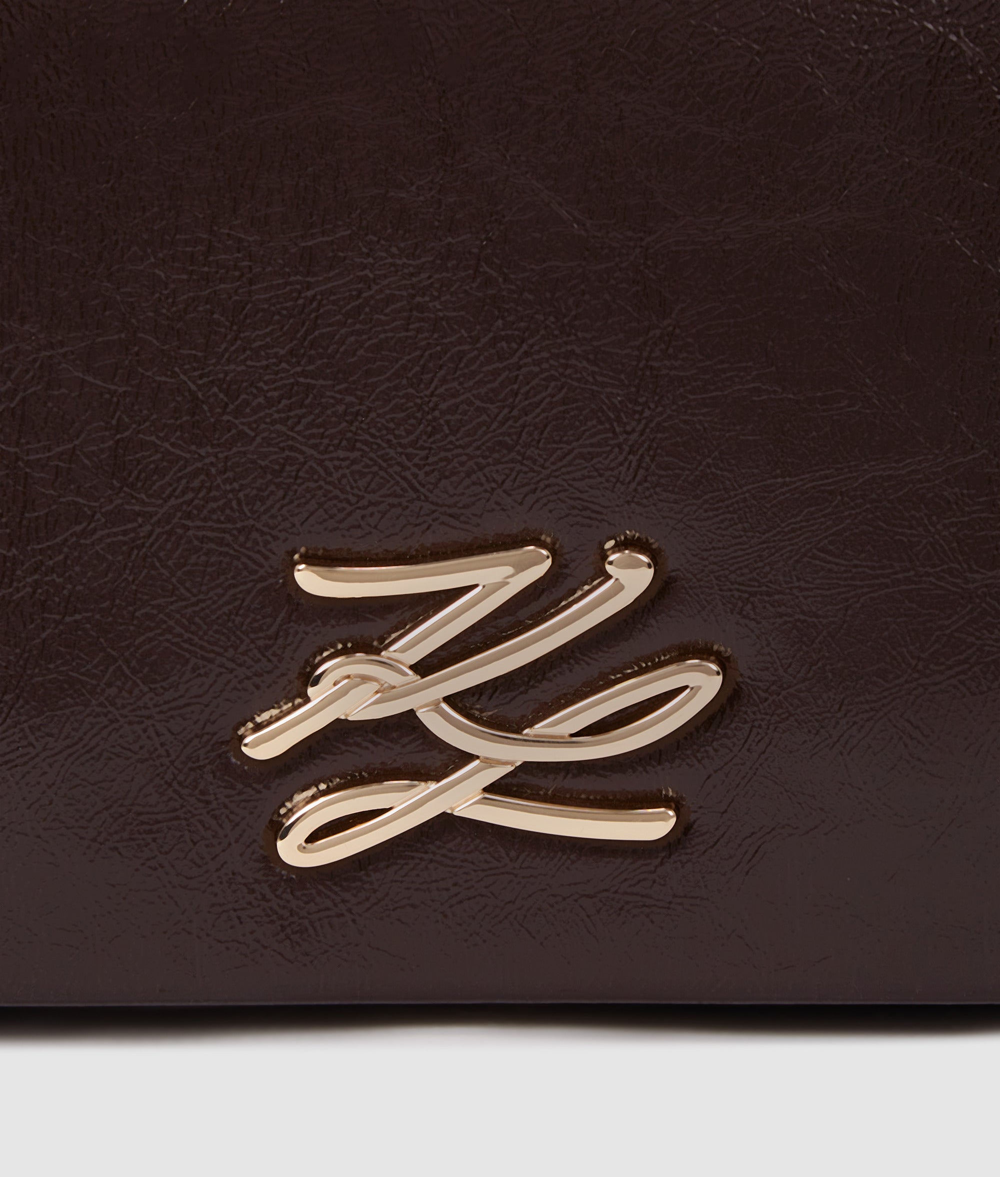 K/Autograph glanzende schoudertas