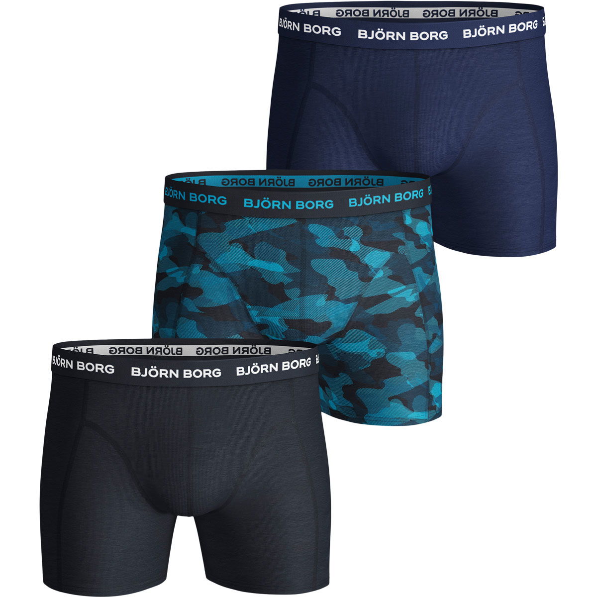 Björn Borg Essential 3-Pak Boxershorts Herre