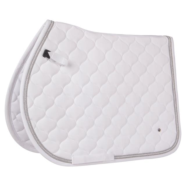 Zadeldek QHP Sparkle Veelzijdigheid Wit