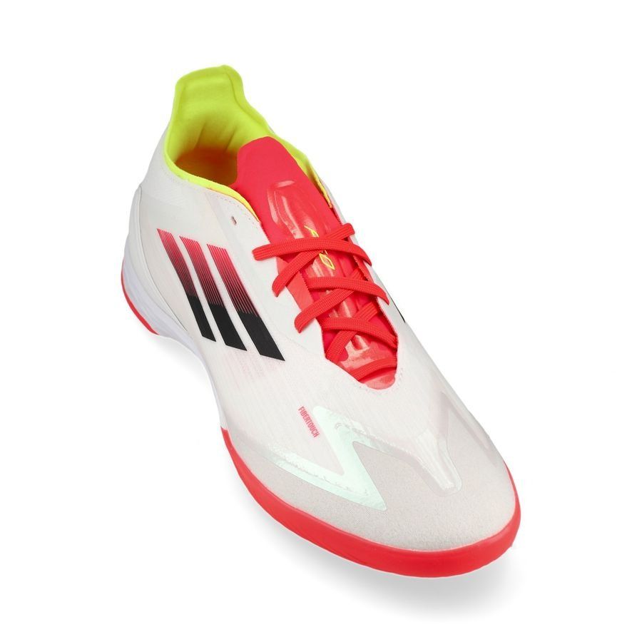 adidas F50 Pro IN Pure Victory - Blanc/Noir/Jaune