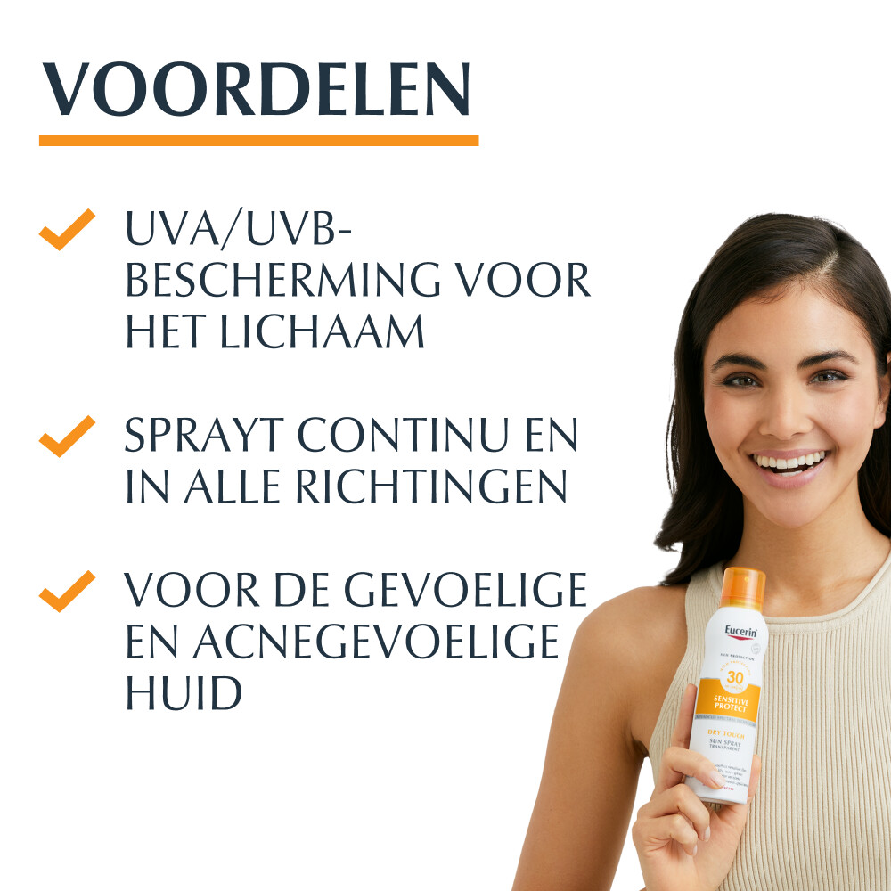 Eucerin Sun Oil Control Mist Transparent Dry Touch SPF 30200 ml