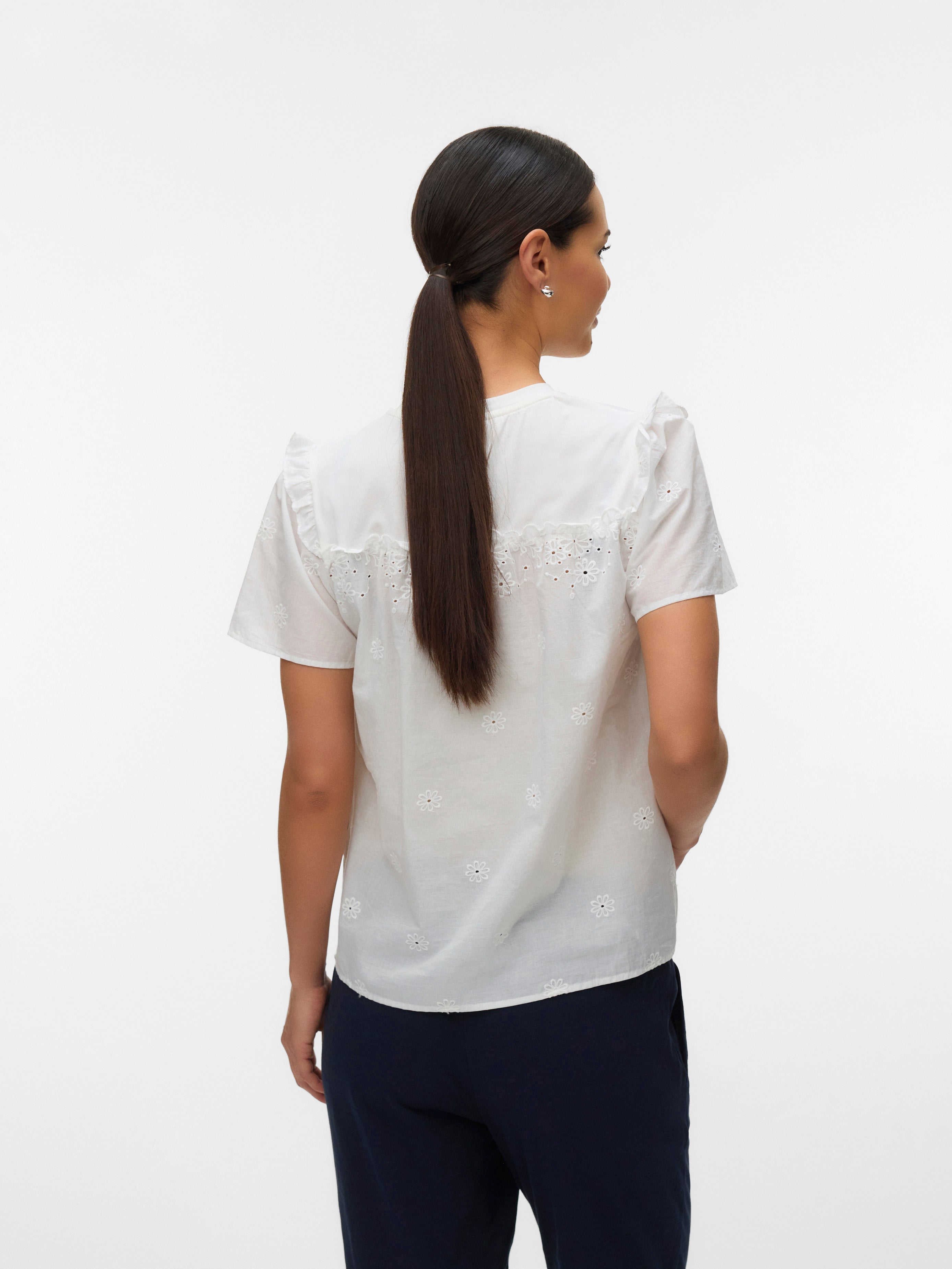 Regular fit O-hals Top