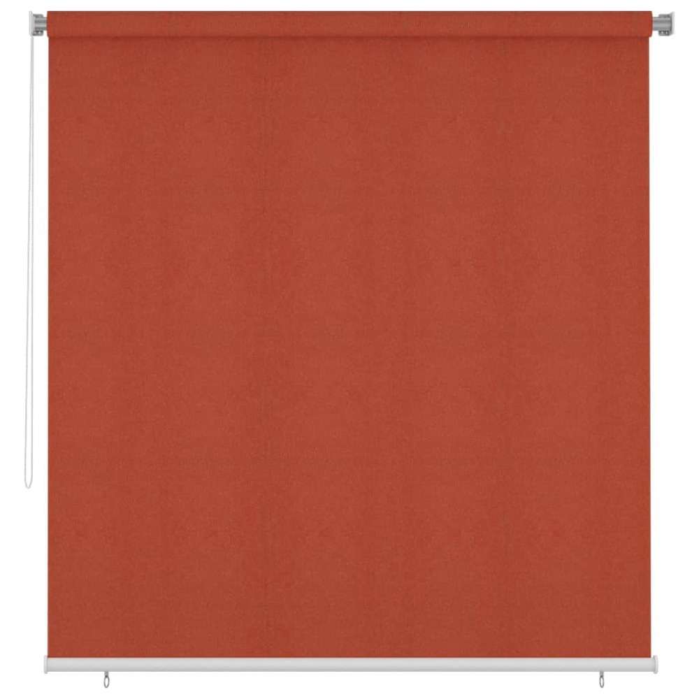 Store roulant d'extérieur 220x230 cm terre cuite pehd