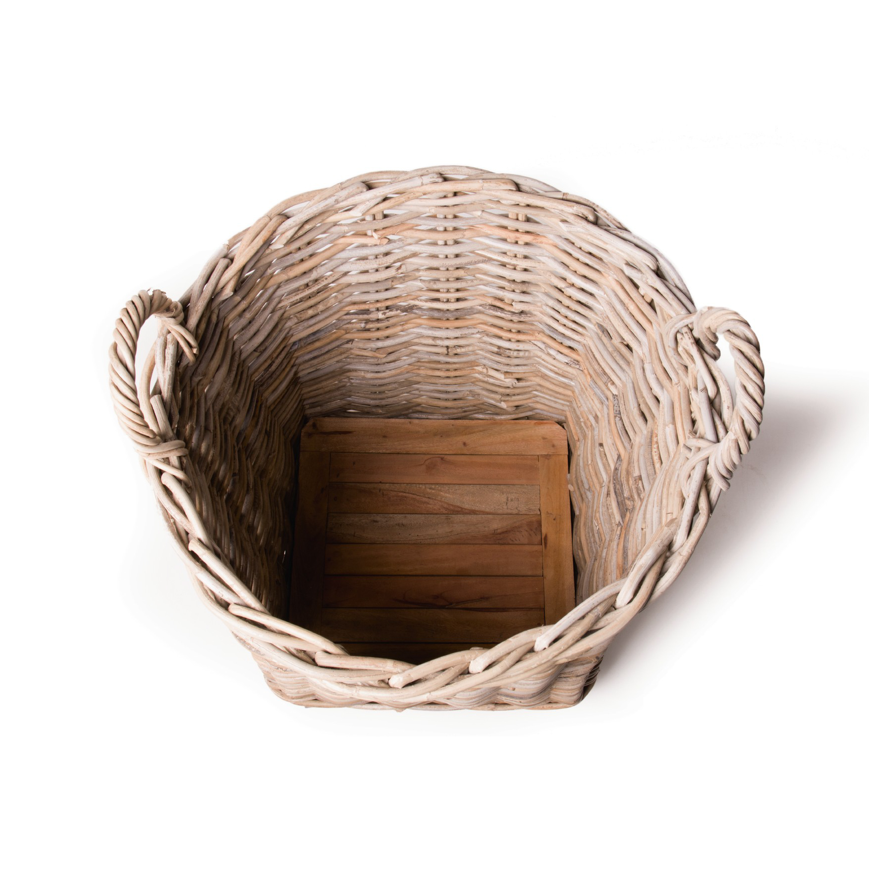 7er-Set Rundkörbe 'Ambon', Rattan natur von fischer's lagerhaus