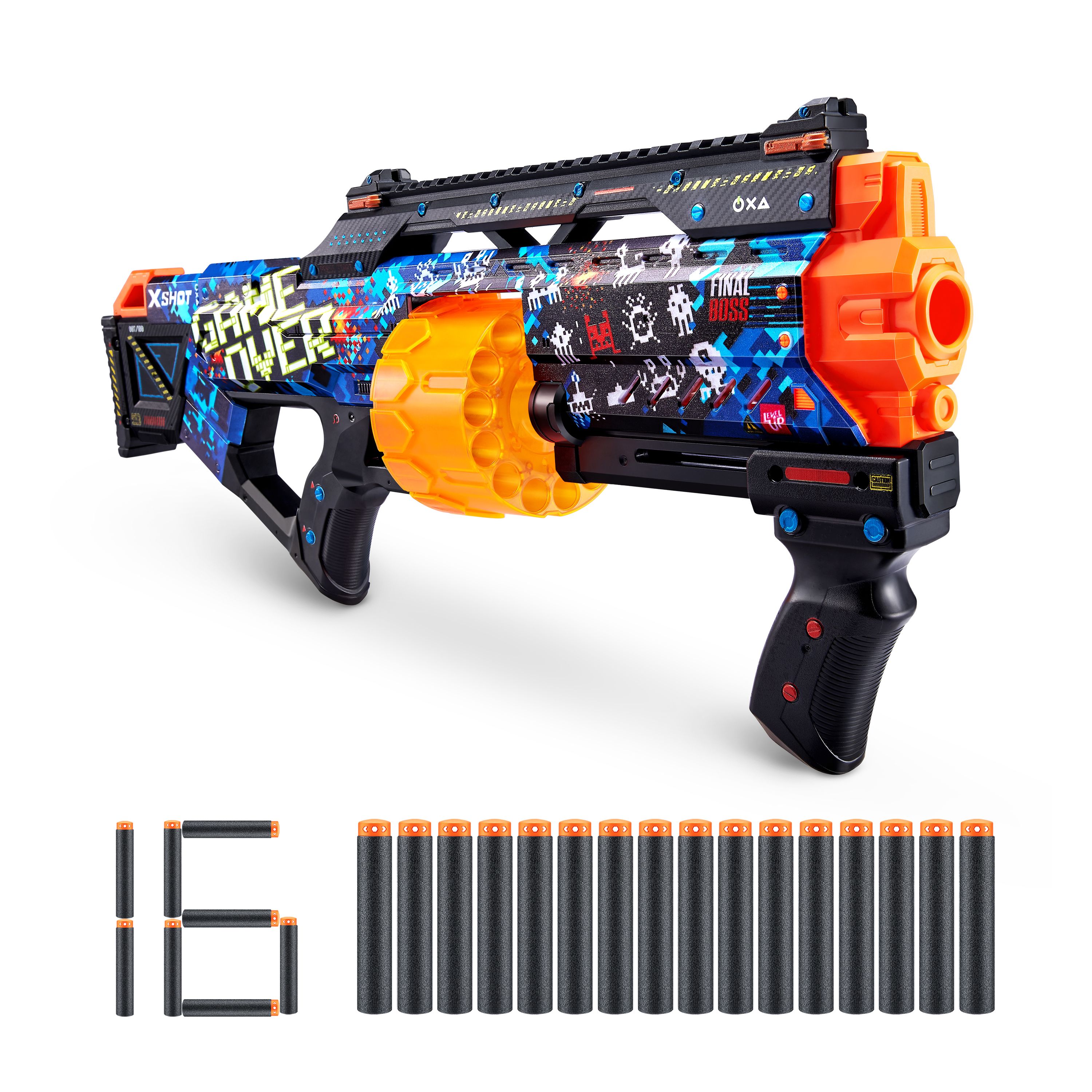 Blaster X-SHOT GAME OVER mit 16 Darts