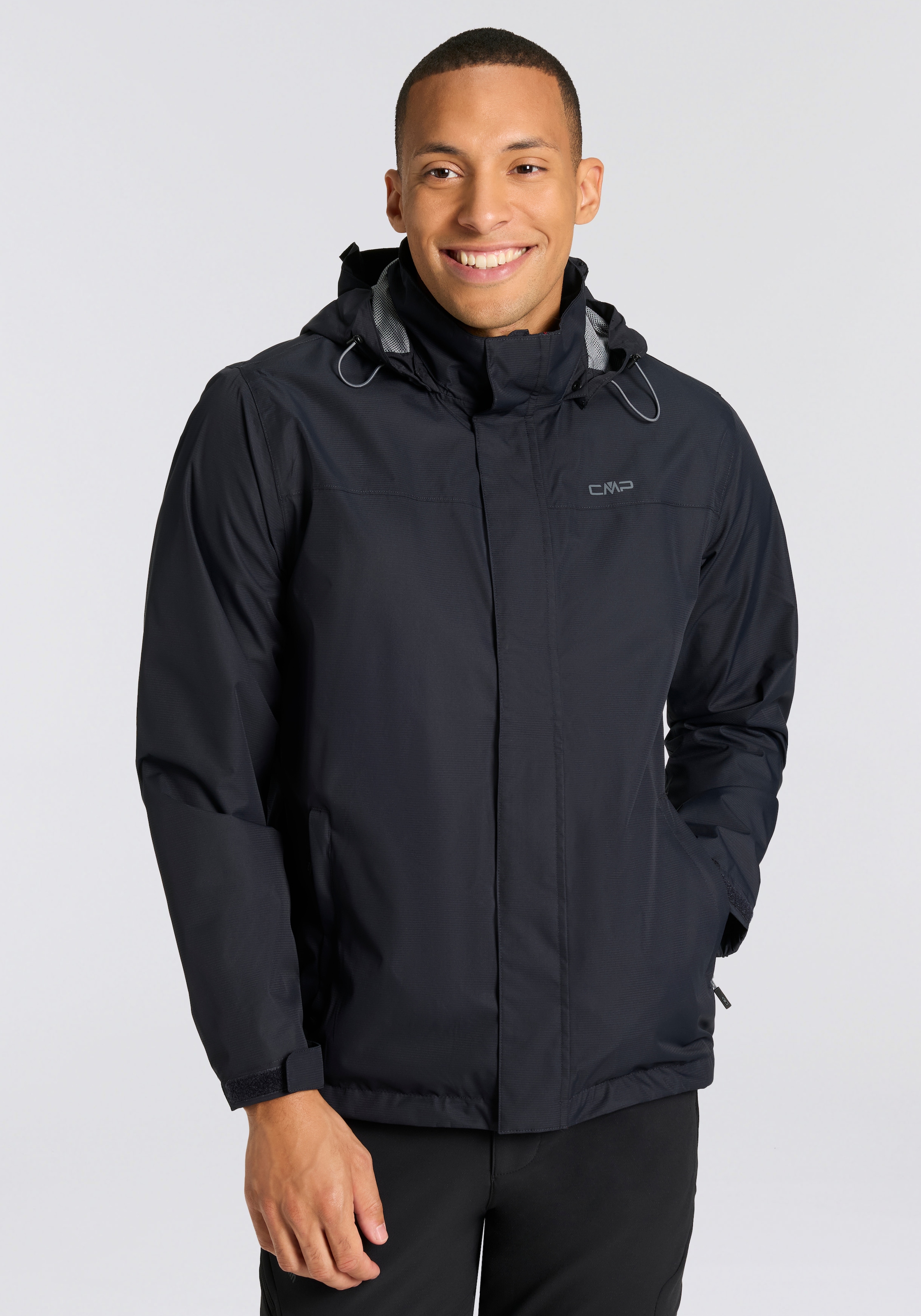 CMP Regenjacke 1 Stk. tlg. mit Kapuze Atmungsaktiv & Wasserdicht & Winddicht
