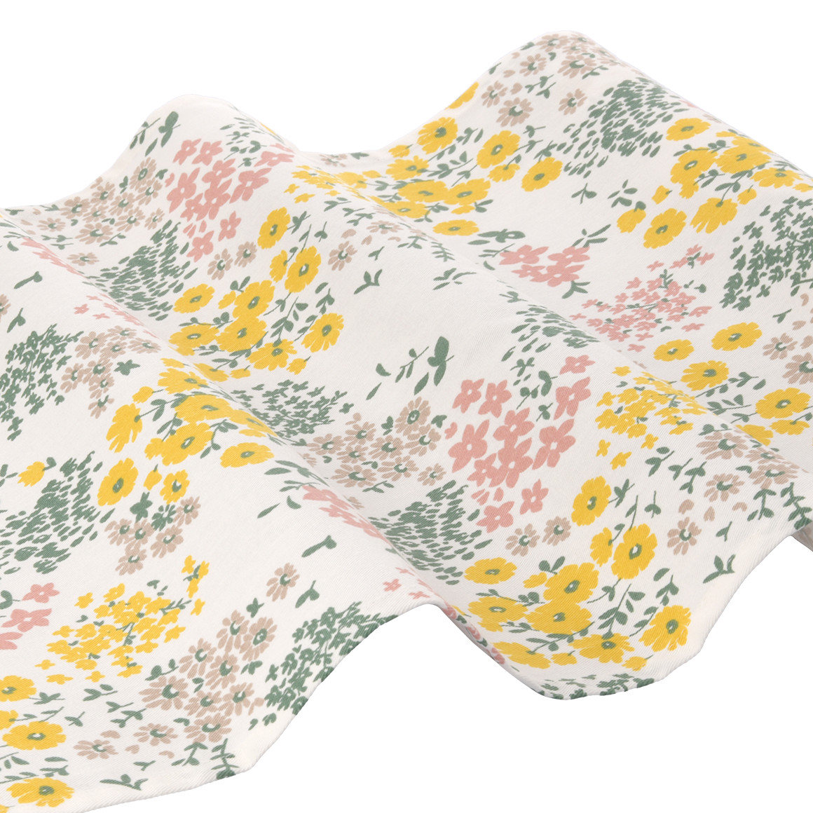 My Home Tischläufer mit Blumen-Print rosa / weiss