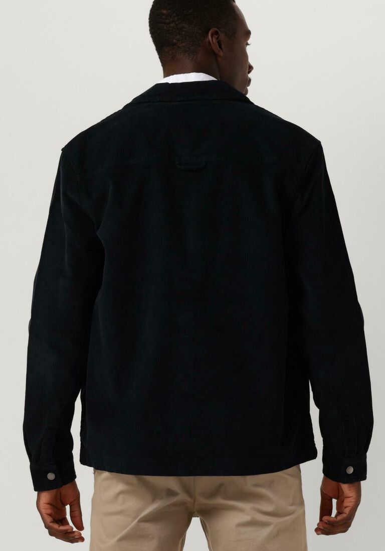 LYLE & SCOTT donkerblauwe lyle & scott overshirt cord overshirt