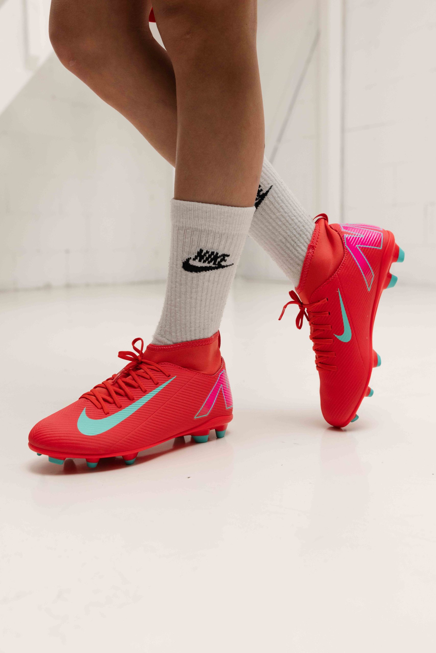 Nike Zoom Mercurial Superfly 10 Club FG/MG Voetbalschoenen Junior Rood