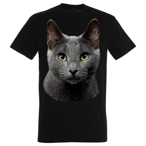 Camiseta Azul Russo, cor preta