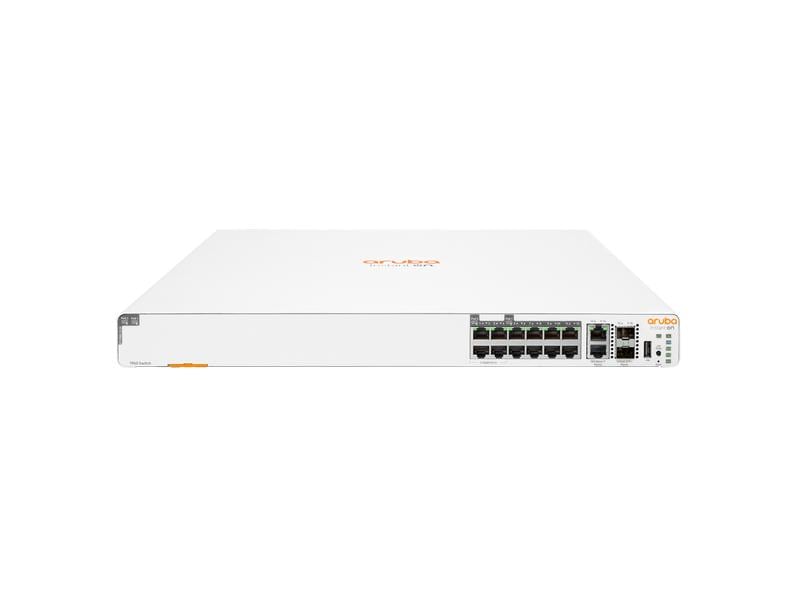 HPE Aruba Networking PoE  Switch 1960-2P-2.5G-8P-1G 16 Port Aruba Instant On 1960 8p 1G Class 4 4p SR1G/2.5G Class 6 PoE 2p 10GBASE-T 2p SFP  480W Switch
