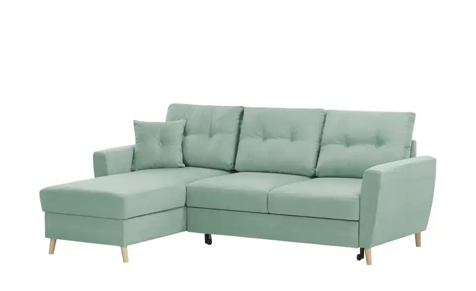 Ecksofa Carla Mintgrün links