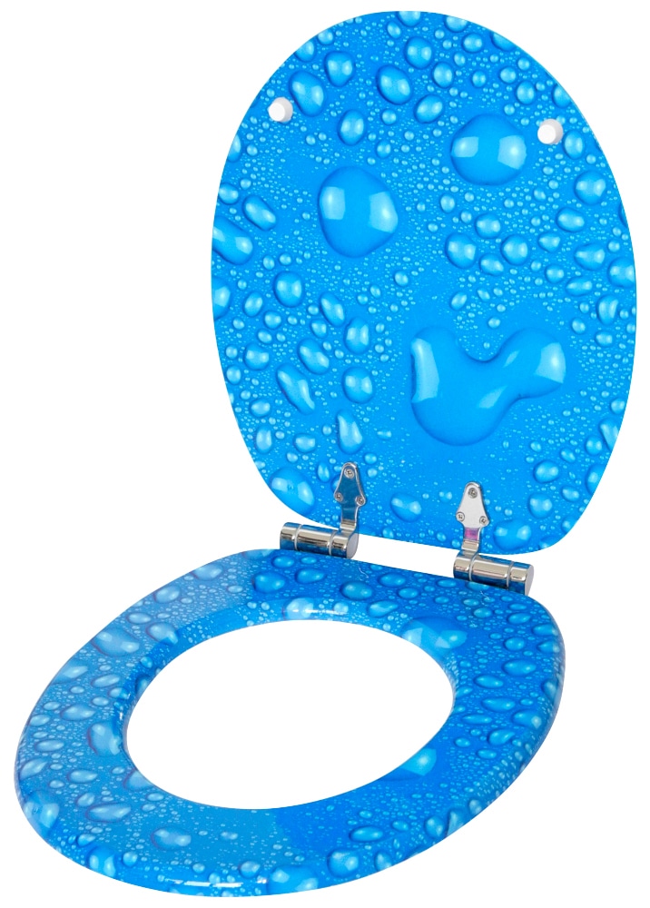 Sanilo WC-Sitz »Tautropfen Blau« mit Absenkautomatik