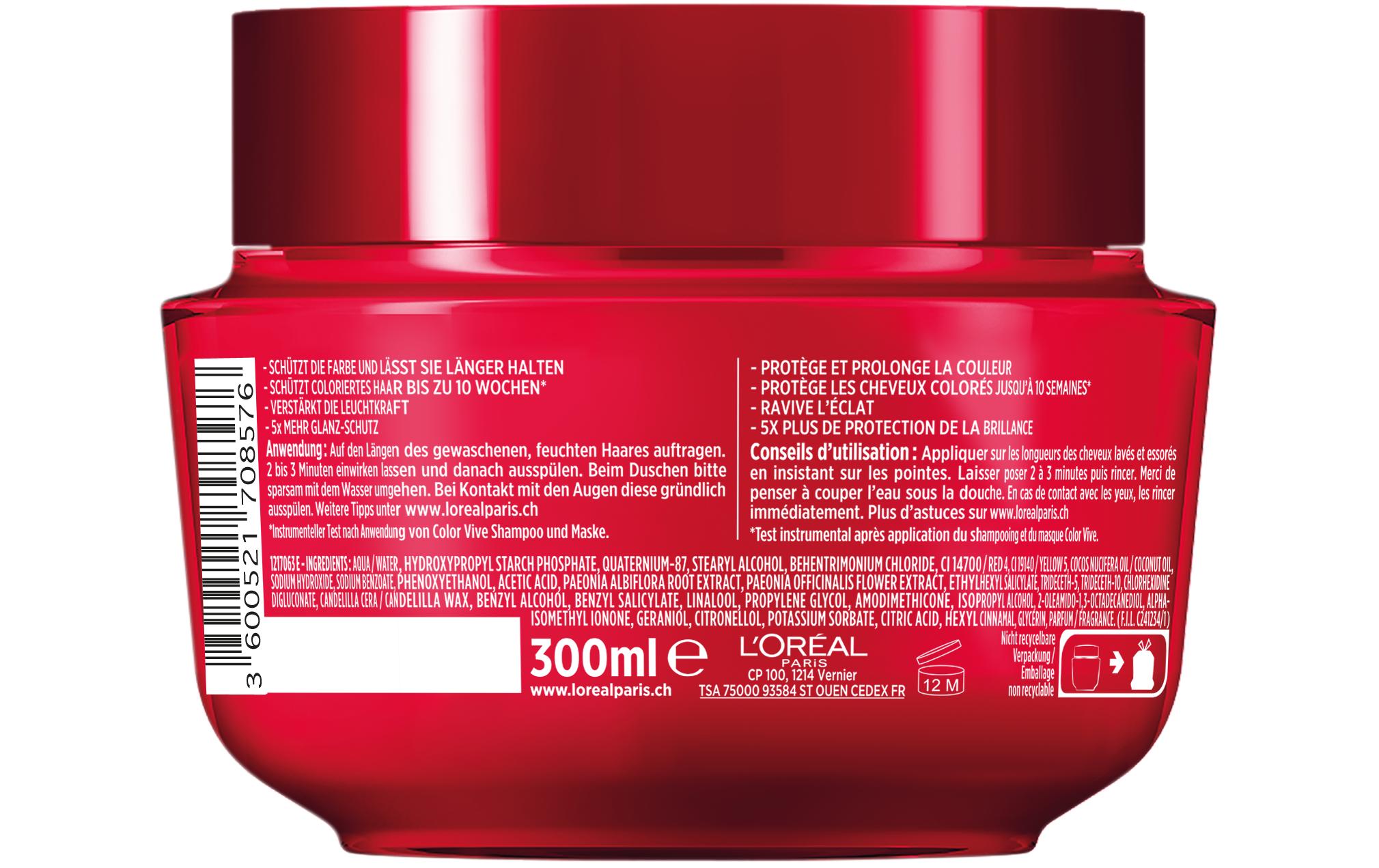 Haarmaske Color-Vive 300 mlFarbpflege-Maske mit UV-Filter