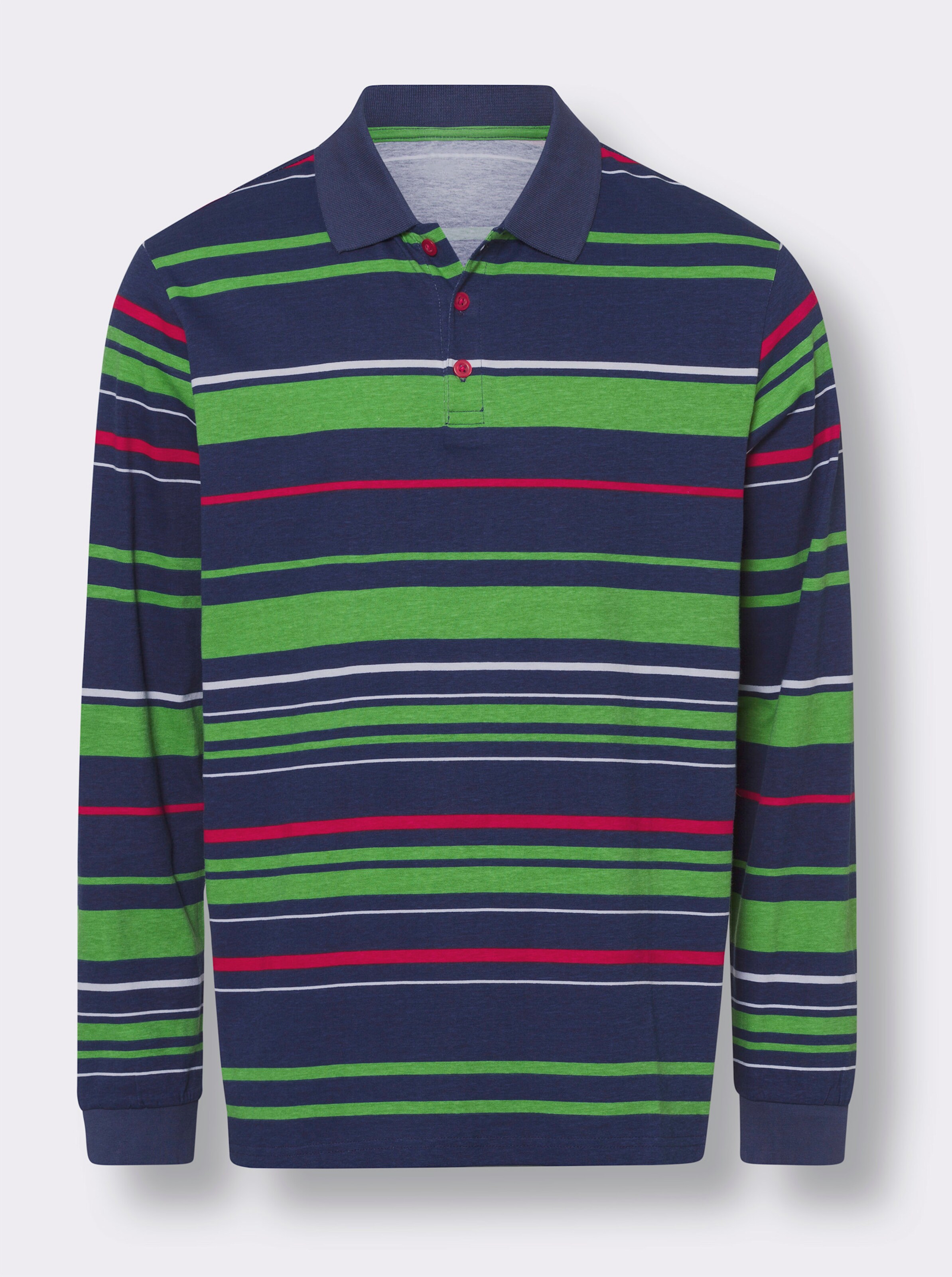 Langarm-Poloshirt