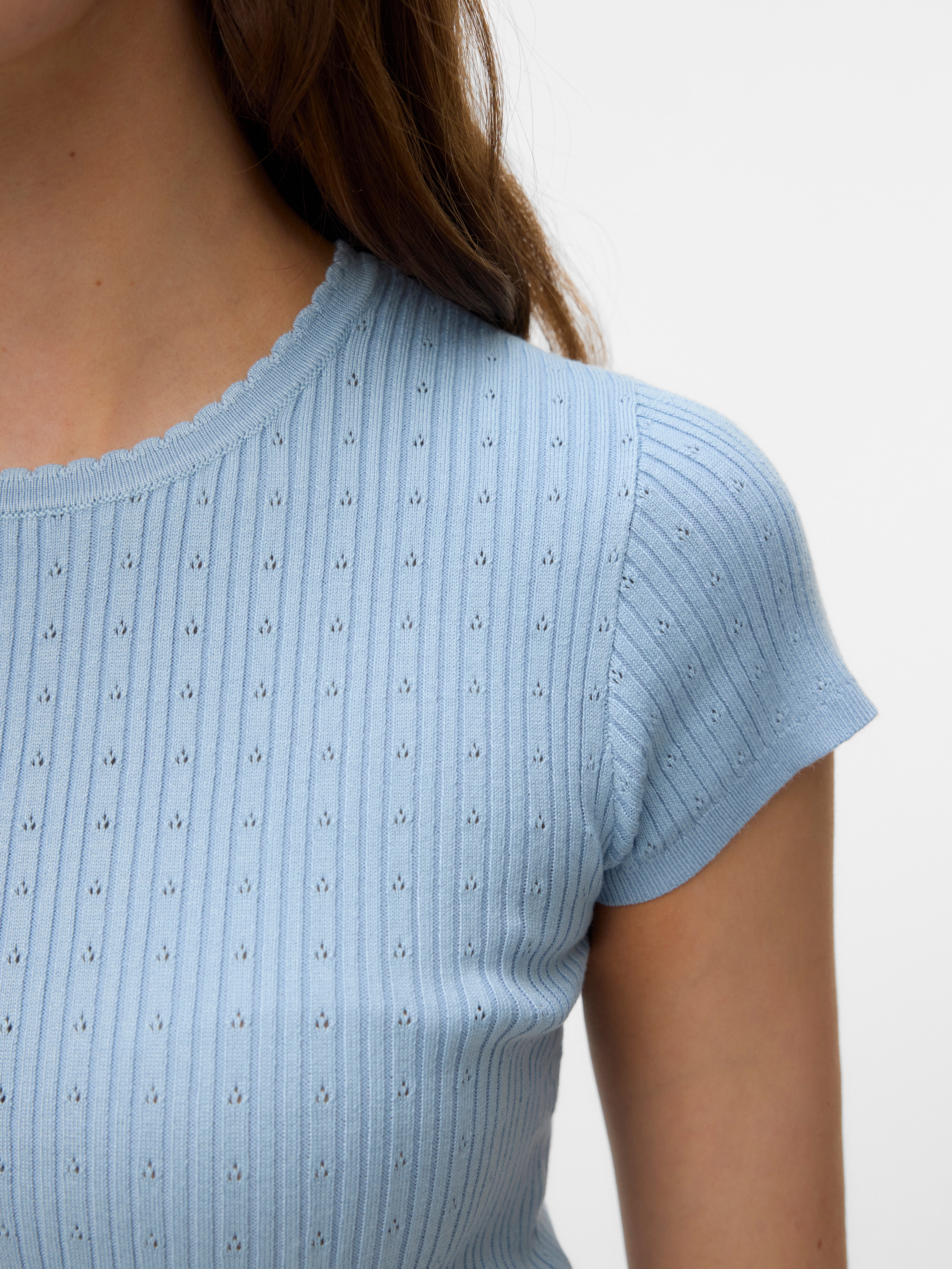VMSILJE Gebreide T-shirt