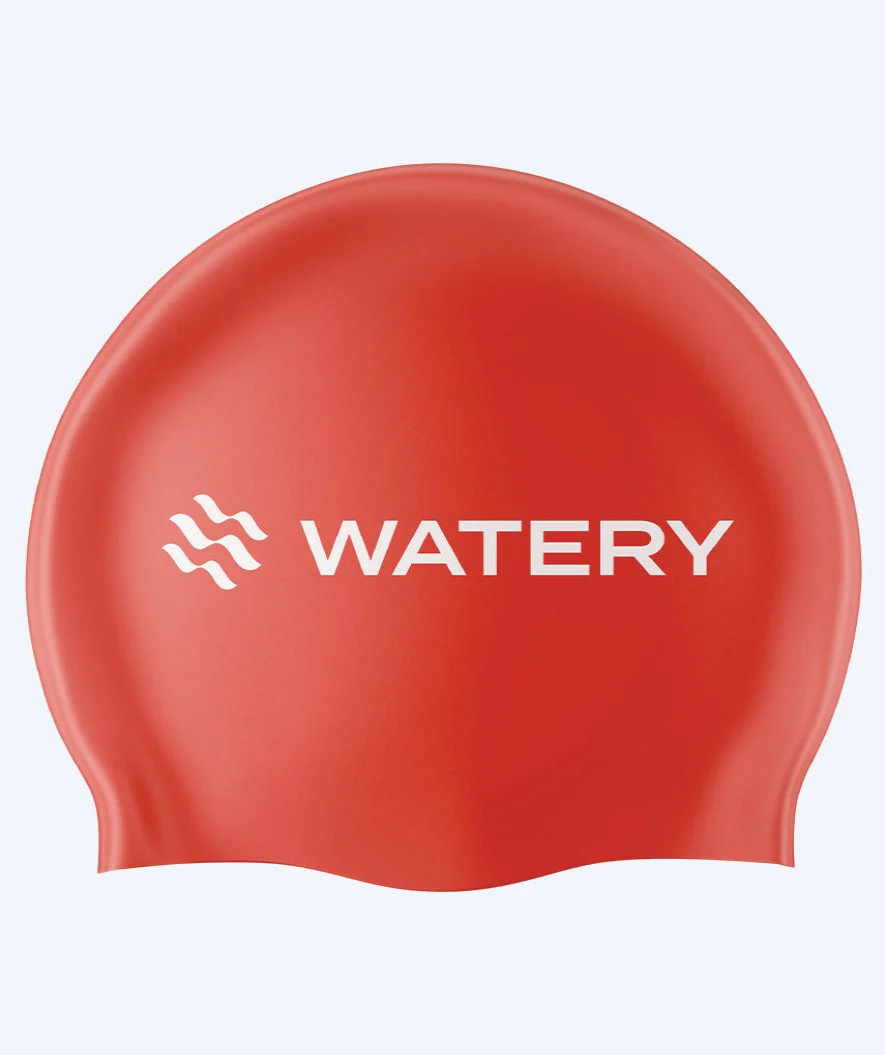 Watery badehætte (fra 10 år) - Signature - Rød