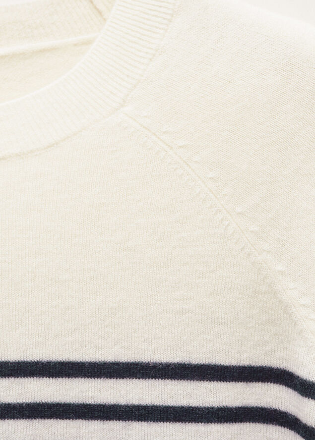 MANGO 100% wool sweater Light beige