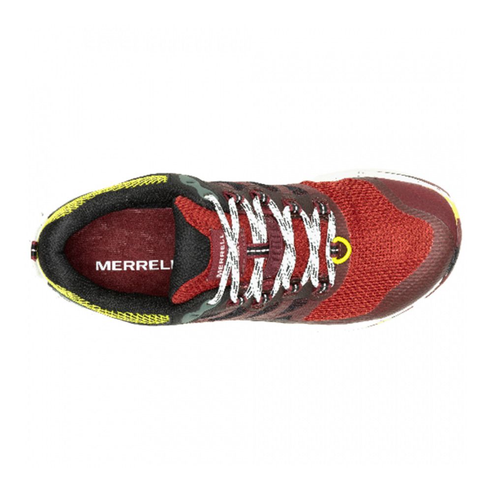 Merrell ANTORA 3 GTX - Chaussures trail Femme cabernet/hiviz