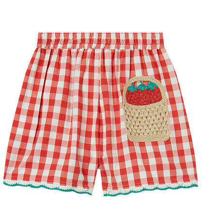 Stella McCartney Kids Shorts - Rot/Weiß Kariert