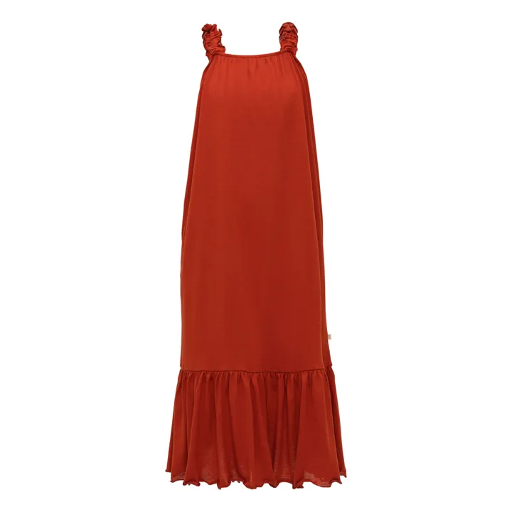 Minimalisma Robe en Soie Hope | Rouge