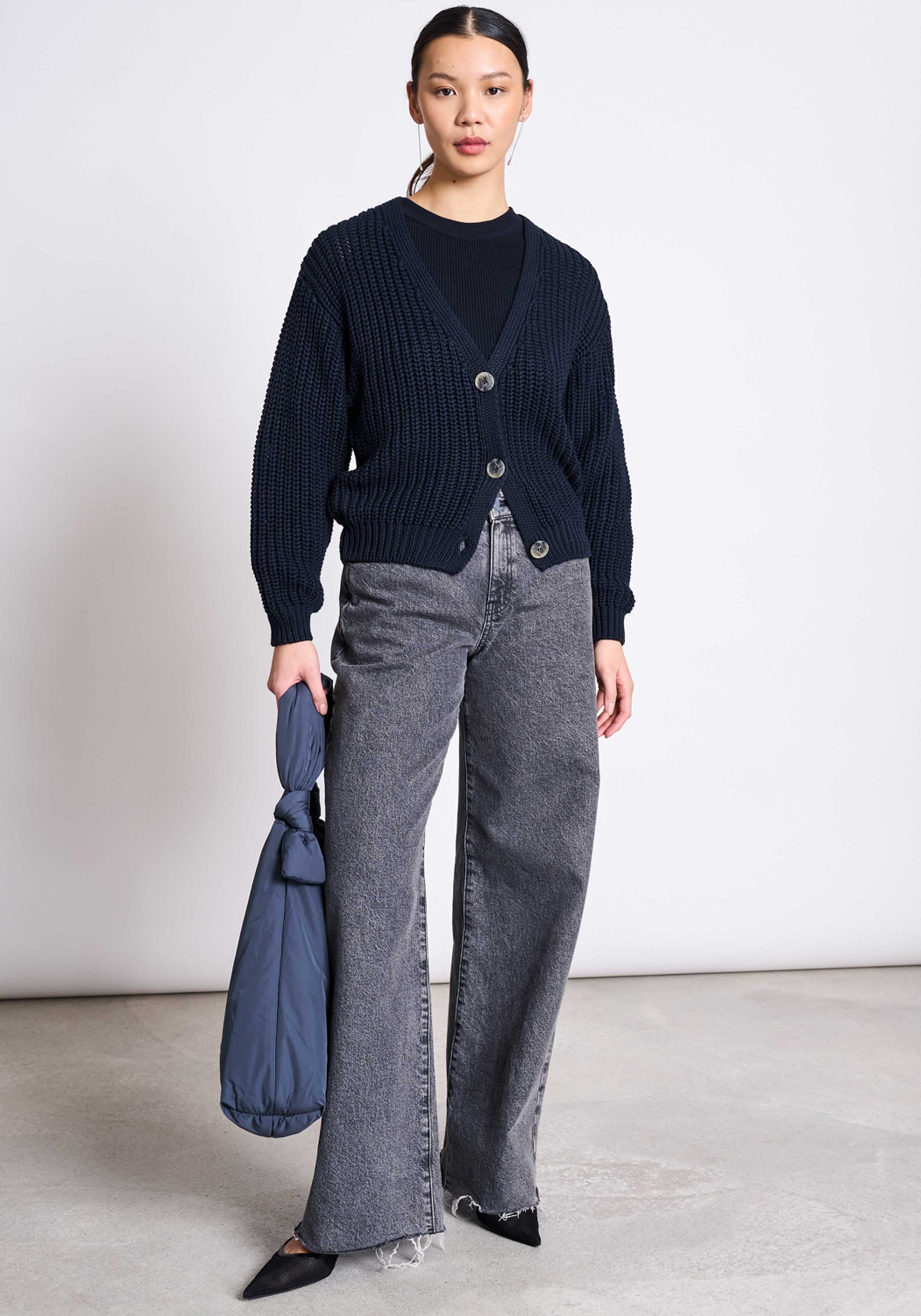 Jan 'n June Cardigan Lena Nightfall