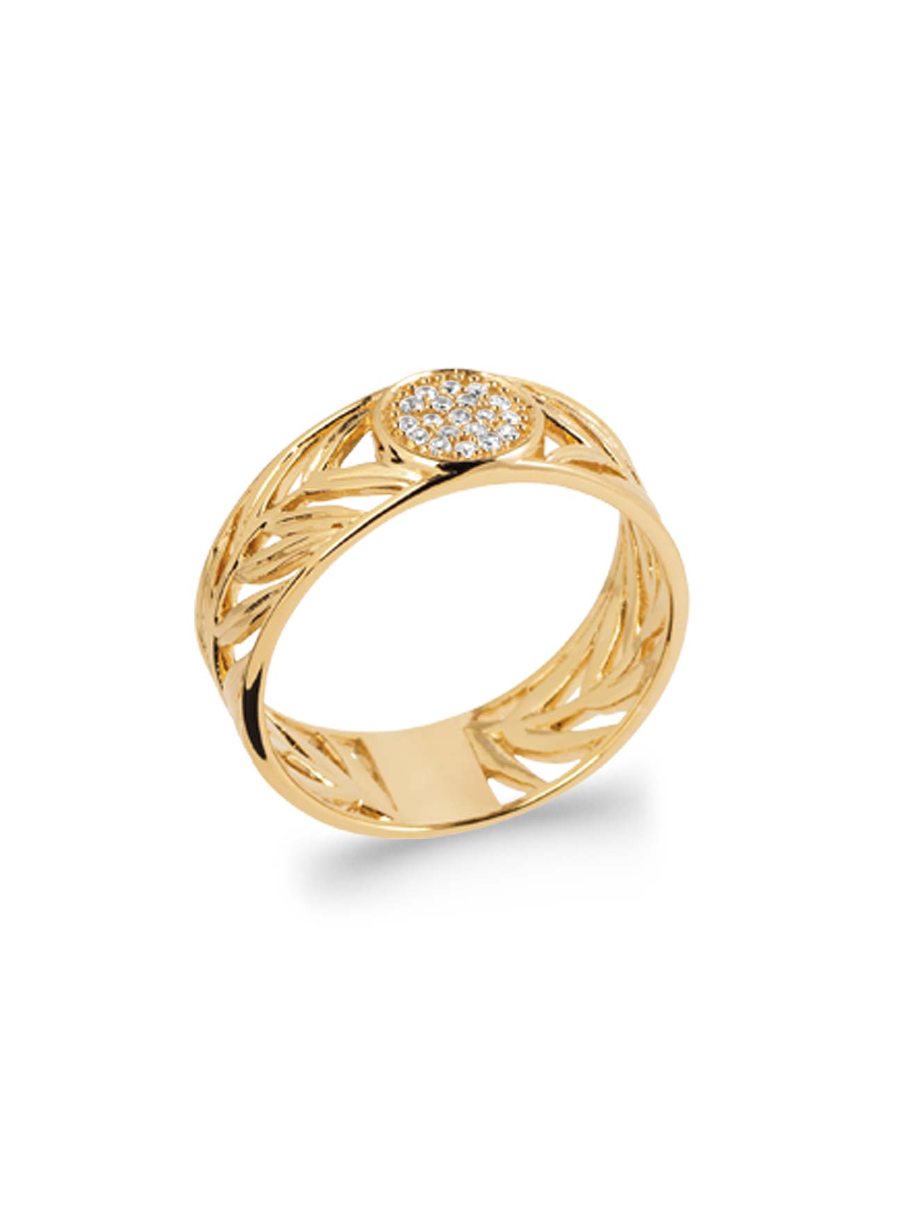 Bague zirconias blancs