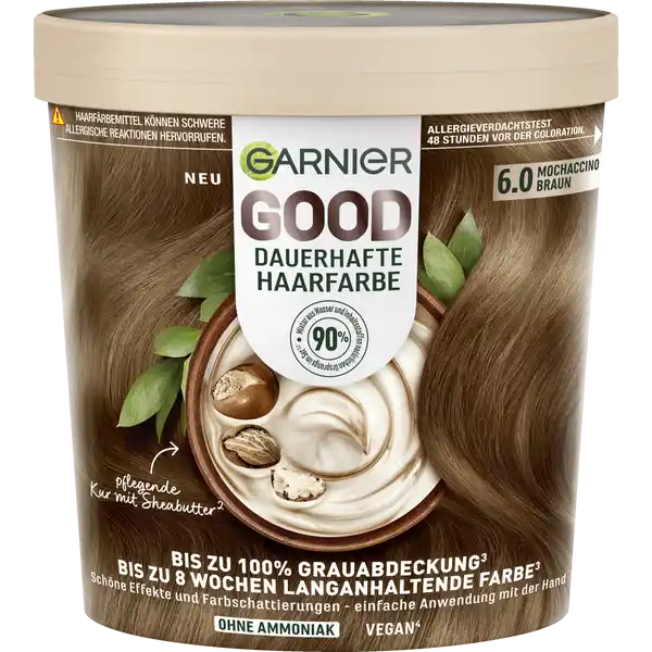 dauerhafte Haarfarbe 6.0 Mochaccino Braun
