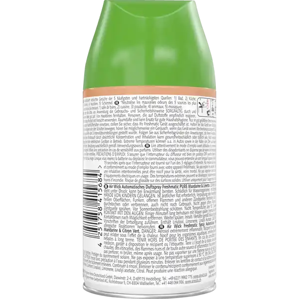 Freshmatic Max Nachfüller Pure Mandarine & Limette