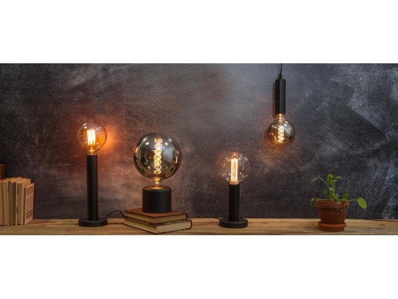 Star Trading Lampe LED Spiral Filament Smoke, 2 W (15 W), E Filament-LED-Leuchtmittel für Dekorationszwecke