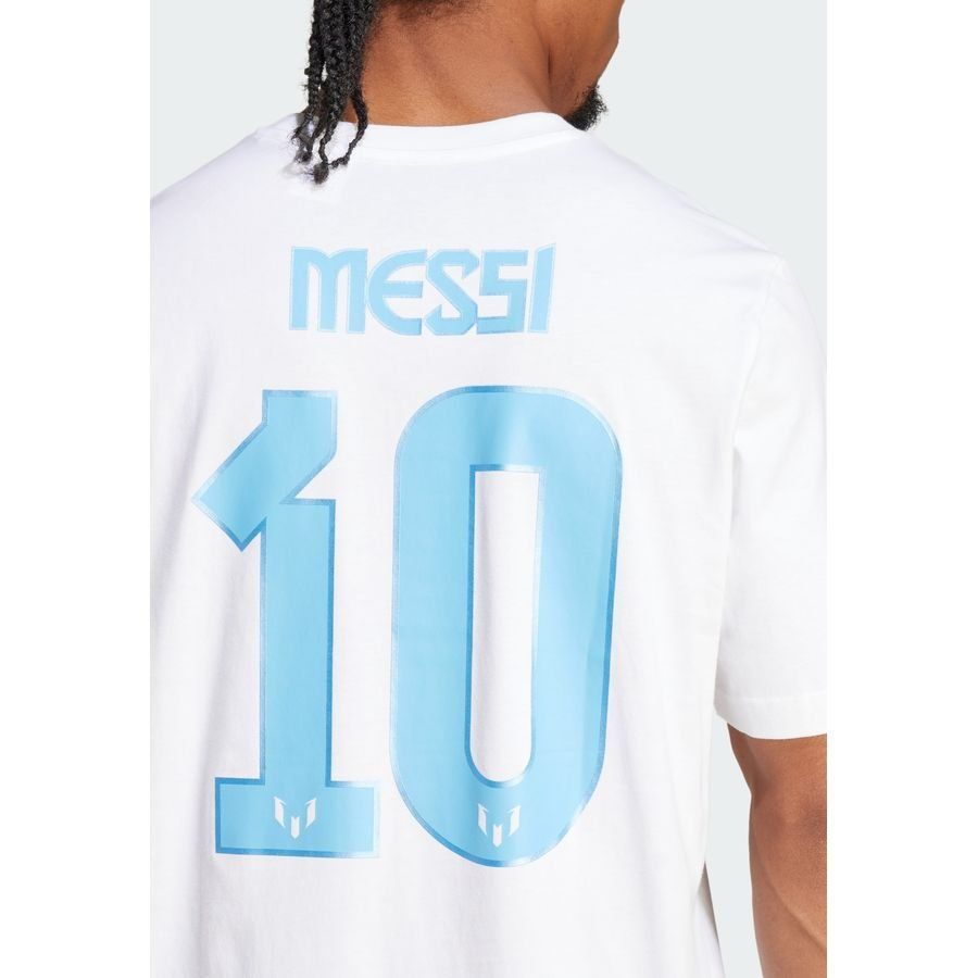 Adidas T-shirt graphisme Nom et numéro de Messi