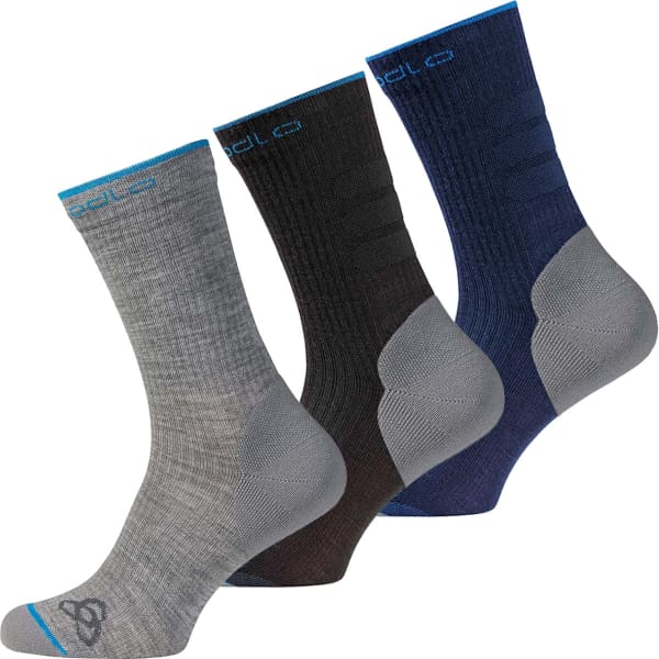 Chaussette running ODLO CHAUSSETTES LONGUES ALLROUND PACK X3 CLASSIC