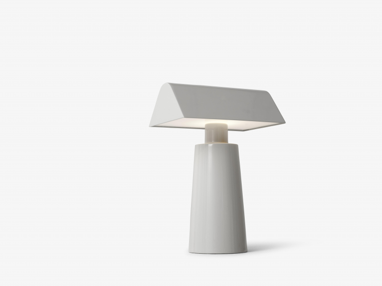 &tradition Caret MF1 tafellamp LED oplaadbaar Silk Grey