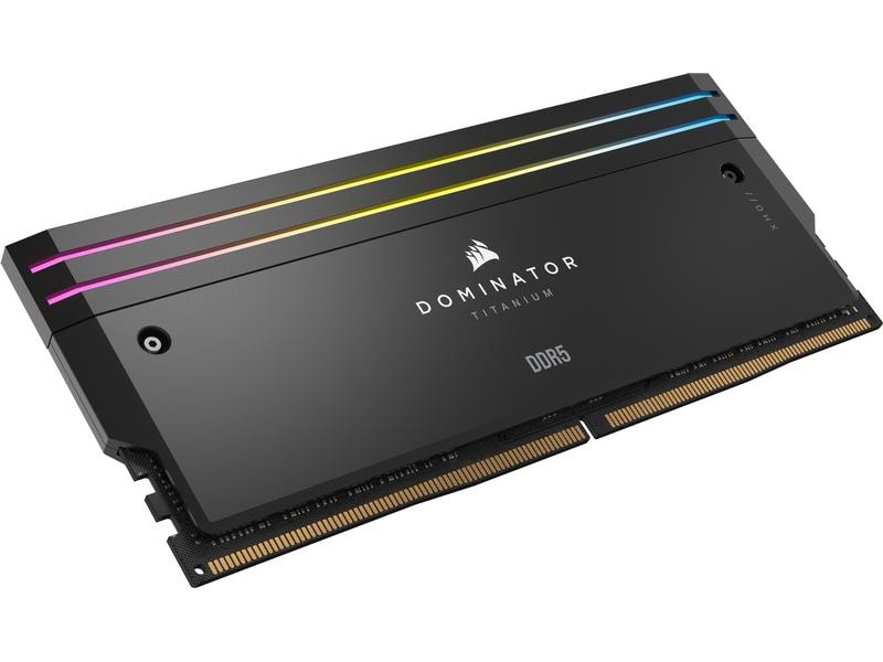 Corsair DDR5-RAM Dominator Titanium 6600 MHz 2x 32 GB High-Performance-Arbeitsspeicher mit RGB Beleuchtung