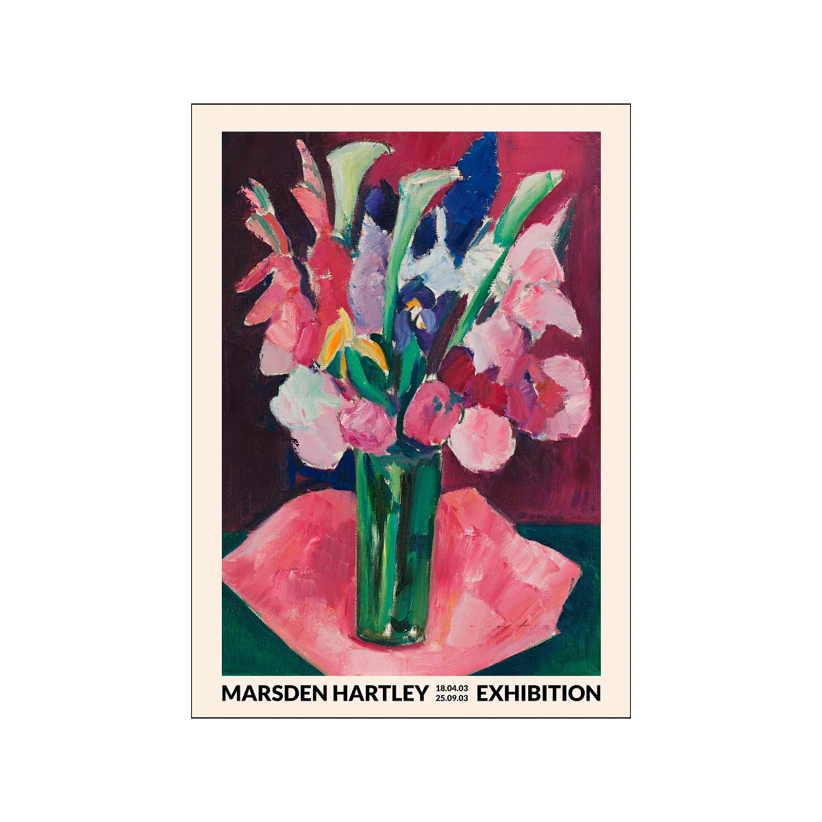 Poster & Frame  PSTR Studio plakat - Marsden hartley flower exhibition
