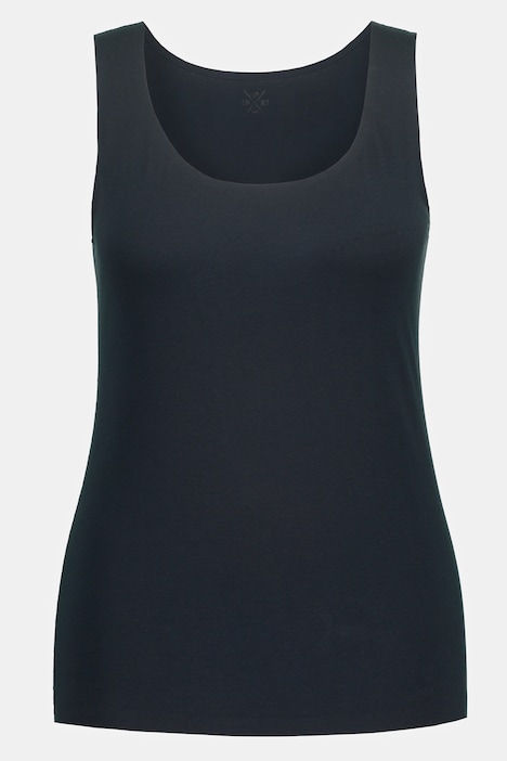Tanktop, Rundhals, ärmellos, Modalmischung